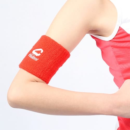 Wrist Sweat Band With Logo Embroidery
