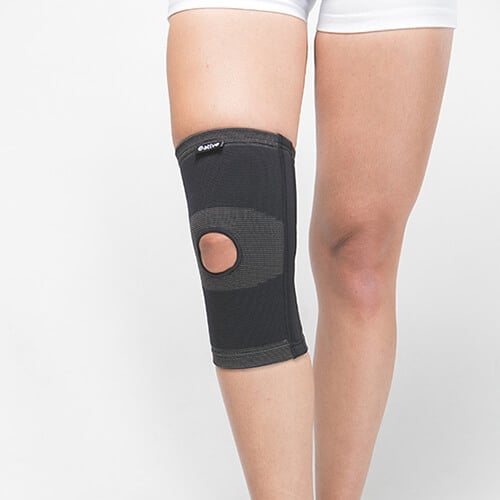 Bamboo Charcoal Knee Support With Springs