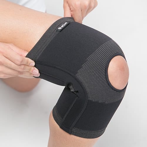 Bamboo Charcoal Knee Support With Springs