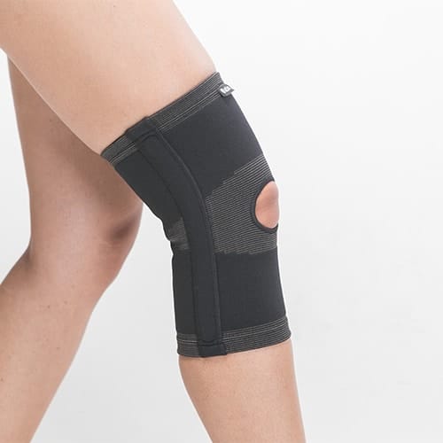 Bamboo Charcoal Knee Support With Springs